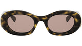 Diva’s Dream Havana Oval Sunglasses