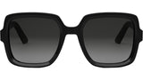 DiorMidnight S4I Shiny Black Butterfly Sunglasses