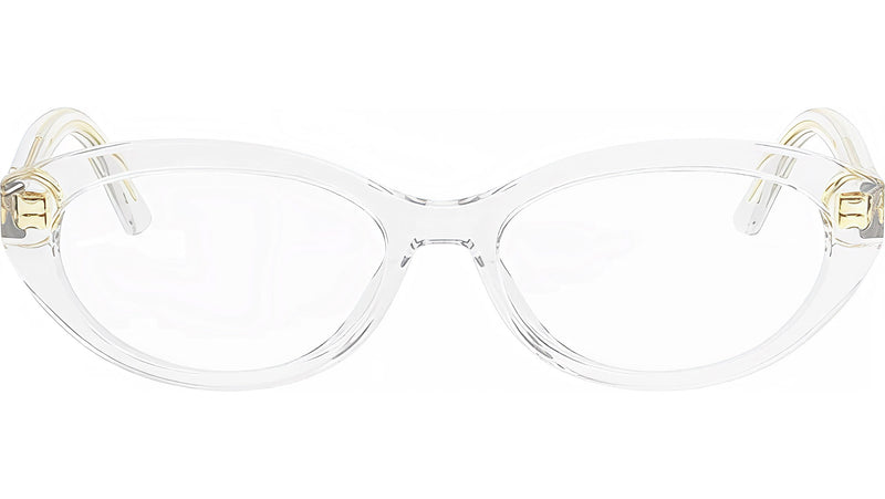 DiorGlowO B1I Crystal Oval Eyeglasses