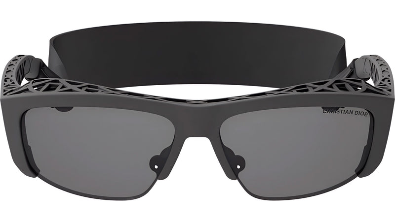 Dior3D S4U Matte Black Wrap Sunglasses