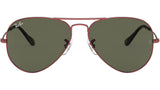 Aviator Classic RB3025 918831 Red Metal Green