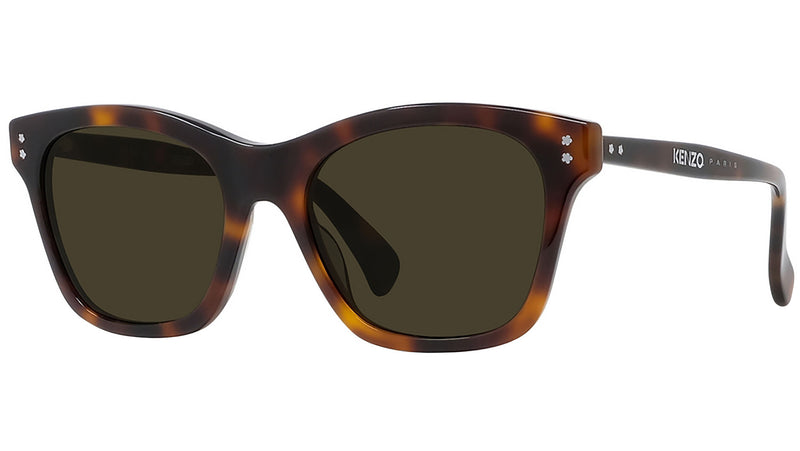 Boke Flower Havana Square Sunglasses