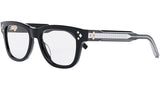 CD DiamondO S1I Black Geometric Eyeglasses