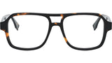 FF Squared Havana Pilot Eyeglasses