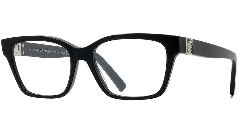 4G Black Rectangular Eyeglasses
