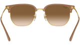 New Clubmaster RB4416 672151 Beige Gold