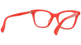 Boke Flower Red Cat Eye Eyeglasses