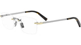 CD DiamondO S9U Gold Rectangular Eyeglasses
