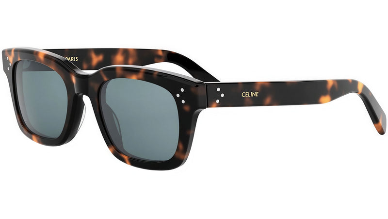 CELINE 3 Dots Tortoise Square Sunglasses
