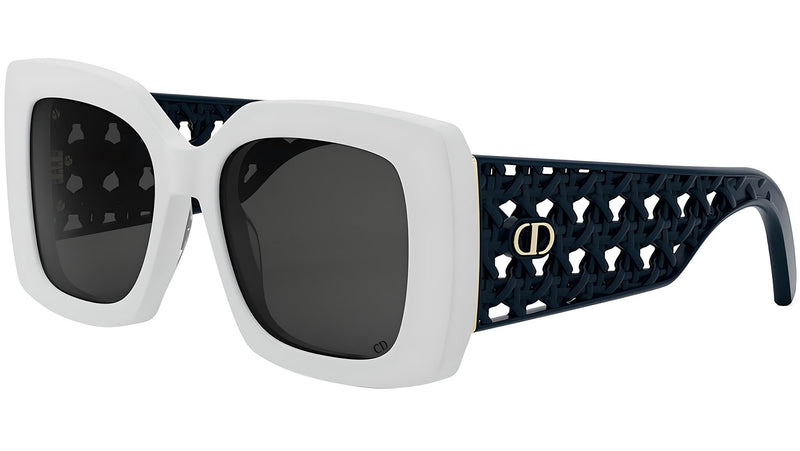 VeryDior S1I White Geometric Sunglasses