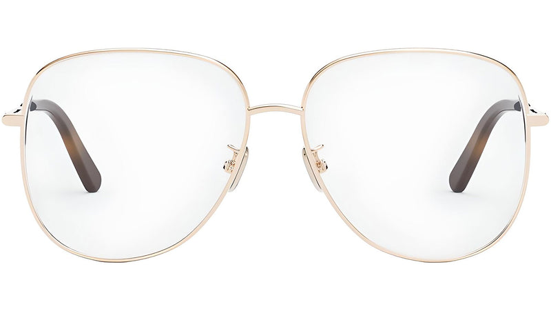 Mini CD O A1U Gold Pilot Eyeglasses