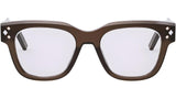 CD DiamondO S4I Brown Geometric Eyeglasses