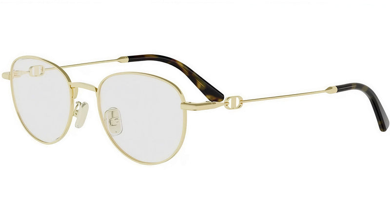 Petit CDO R2U Gold Round Eyeglasses