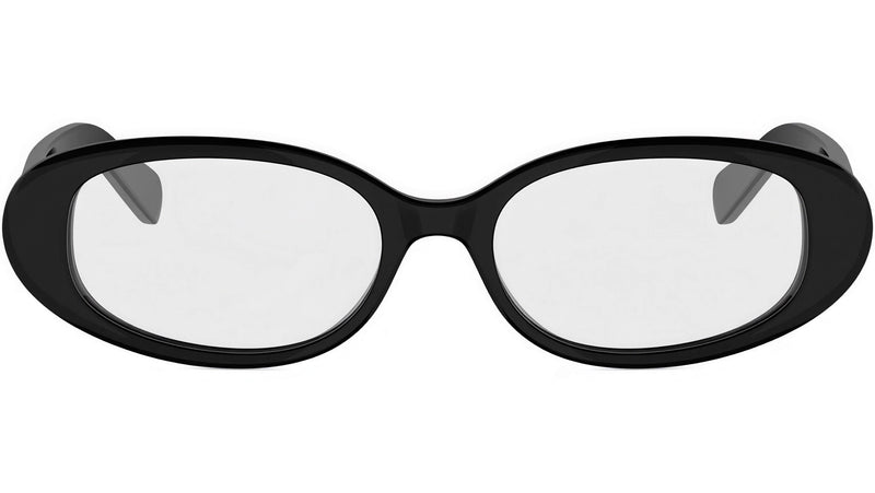 Triomphe Mini Black Oval Sunglasses