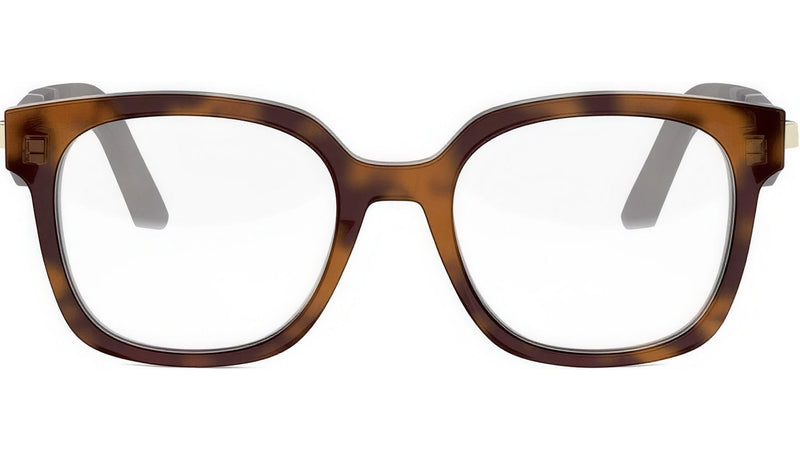 CDiorO S5I Brown Square Eyeglasses
