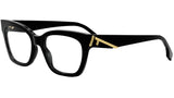 Fendi First Black Square Eyeglasses