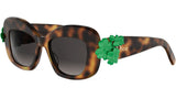 Dior Clover S3I Havana Butterfly Sunglasses