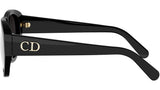 DiorGlow A1I Black Pilot Sunglasses