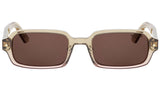 DiorPacific S3I Yellow Rectangular Sunglasses