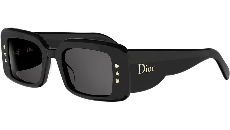DiorLuckyCharms S1I Black Rectangular Sunglasses