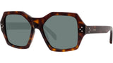Bold Tortoise Geometric Sunglasses