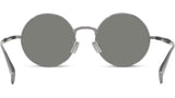 Boke Flower Silver Round Sunglasses