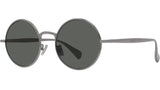 Boke Flower Silver Round Sunglasses