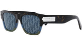 DiorBlackSuit S2U Tortoise Geometric Sunglasses