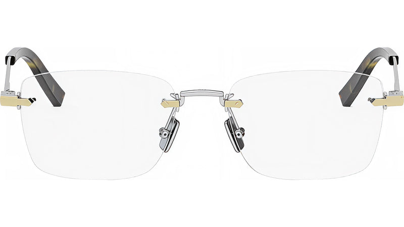 CD DiamondO S9U Gold Rectangular Eyeglasses