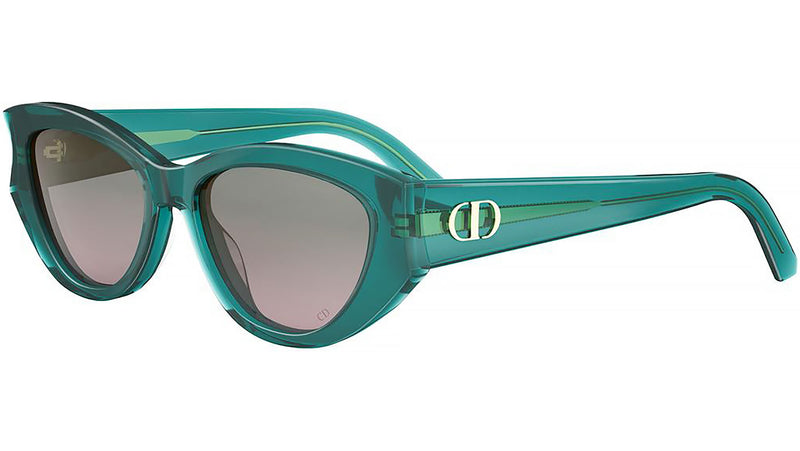 DiorGlow B1I Shiny Green Cat Eye Sunglasses