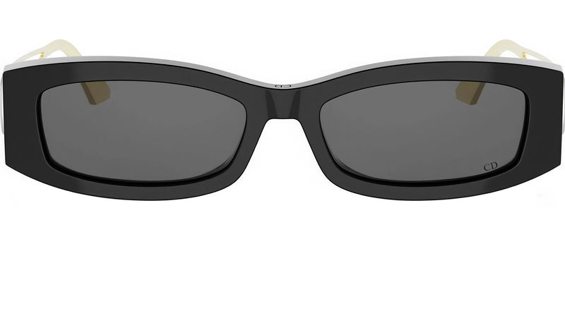 30Montaigne 14I Black Rectangular Sunglasses