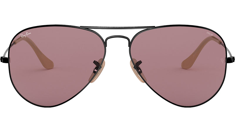 Aviator Washed Evolve RB3025 9066Z0 Black Purple