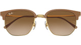 New Clubmaster RB4416 672151 Beige Gold