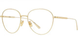 GemDiorO RU Gold Round Eyeglasses