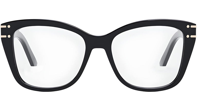 DiorSignatureO B3I Black Geometric Eyeglasses