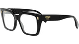 Fendi Roma Black Square Eyeglasses