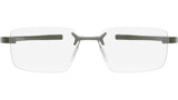 Flex Silver Rectangular Eyeglasses