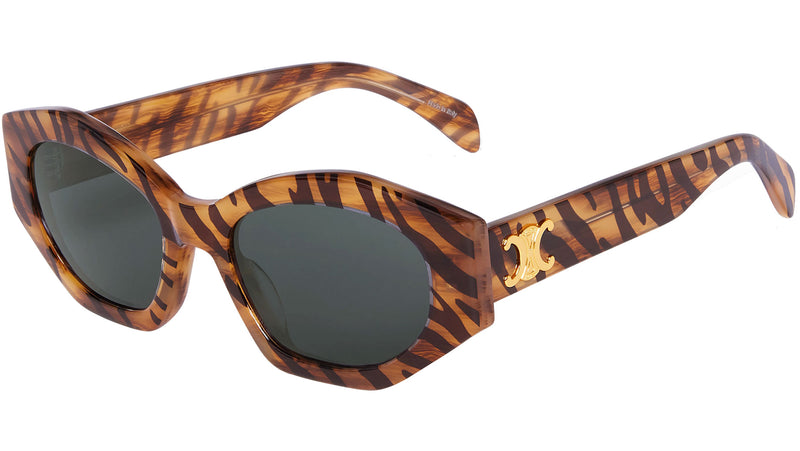 Triomphe Tiger Print Cat Eye Sunglasses