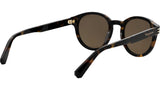 B.zero1 Dark Havana Round Sunglasses