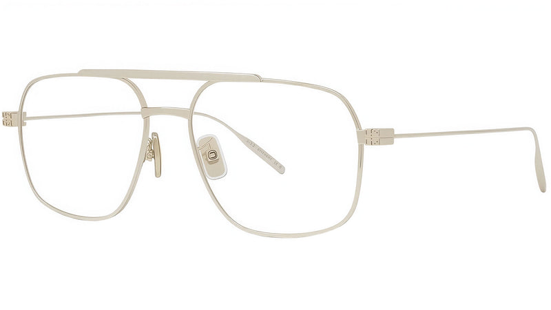 GV Speed Silver Rectangular Eyeglasses