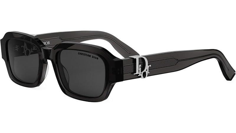 Dior Oblique S2I Shiny Grey Geometric Sunglasses