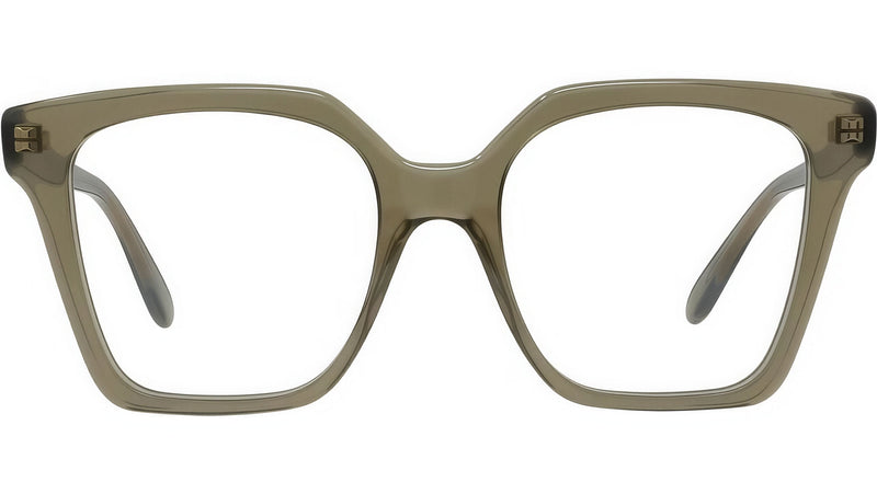 Slim Green Square Eyeglasses
