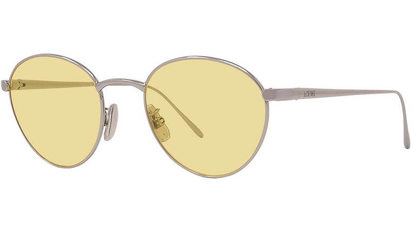 Slim Black Round Sunglasses