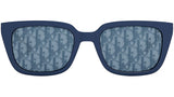 Dior B27 S2I Shiny Blue Geometric Sunglasses