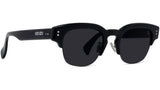 Boke Flower Black Geometric Sunglasses