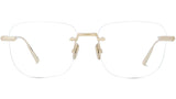 DiorBlackSuitO S3U Gold Square Eyeglasses