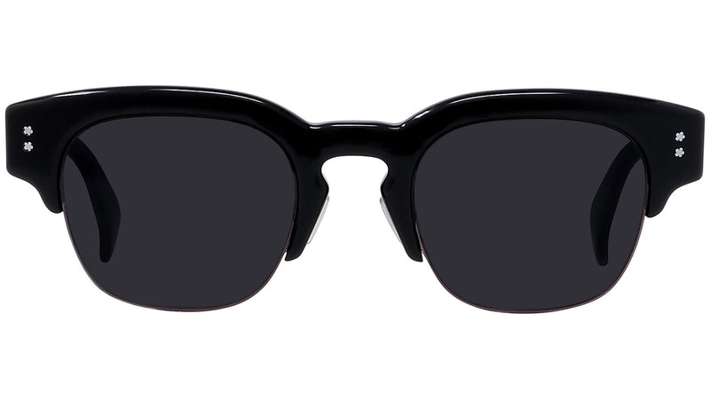 Boke Flower Black Geometric Sunglasses