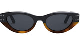 DiorSignature B5I Black Tortoise Butterfly Sunglasses