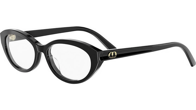 DiorGlowO B1I Black Oval Eyeglasses