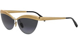 Tubogas Gold Cat Eye Sunglasses